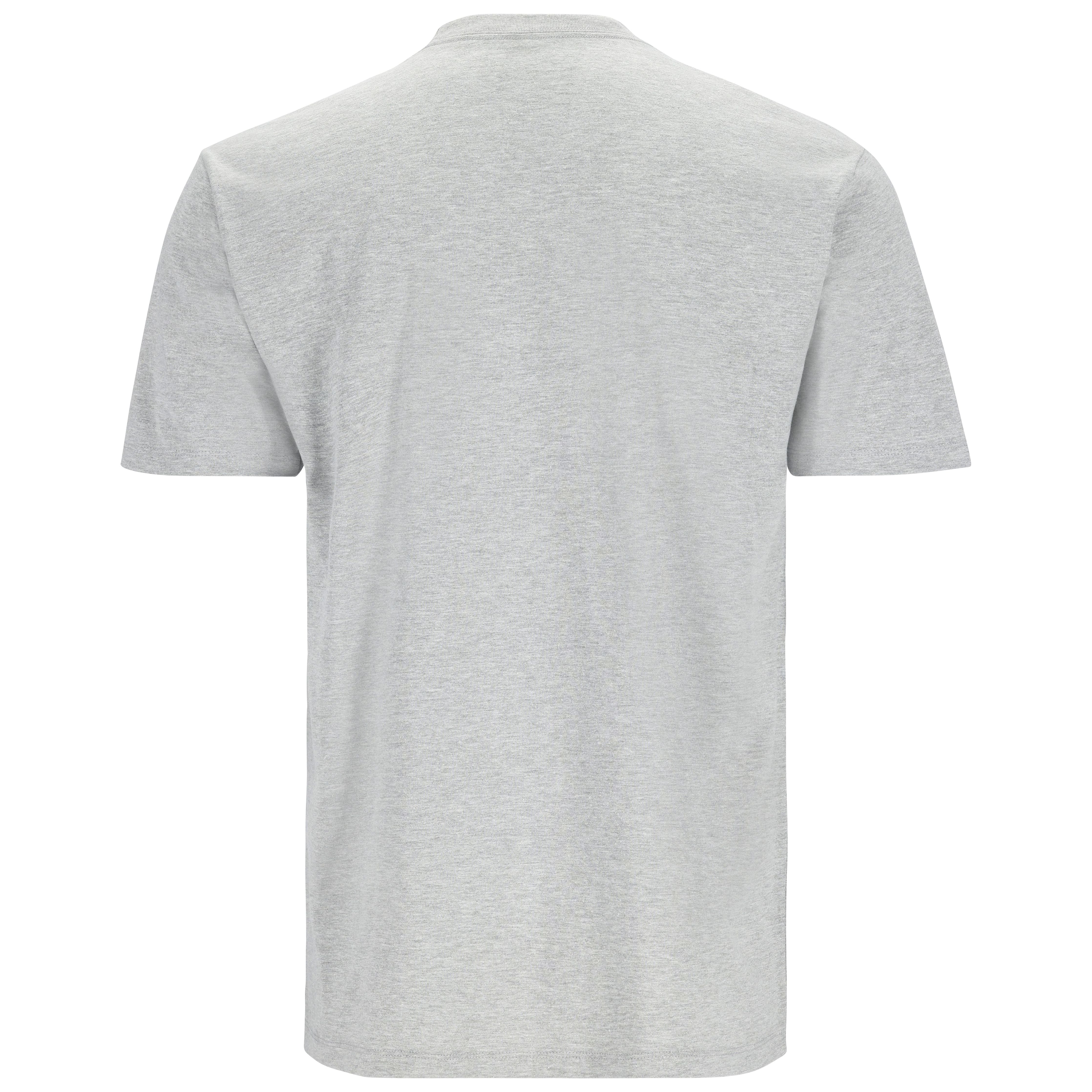 Simms Bass Fill T-Shirt Grey Heather Image 02