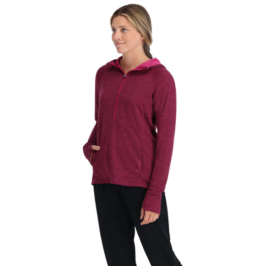Simms Women's BugStopper Hoody Fuchsia Heather Image 02