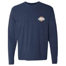 Tailwaters Fly Fishing Classic Logo Long Sleeve T-Shirt Navy Image 02