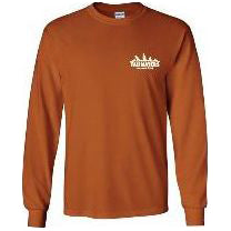 Tailwaters Fly Fishing Dallas Tyers Club Long Sleeve T-Shirt Orange Image 02