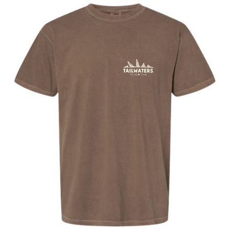 Tailwaters Fly Fishing Dallas Tyers Club Short Sleeve T-Shirt Espresso Image 02