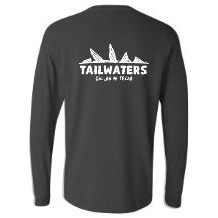 Tailwaters Fly Fishing Nega-Tealy Long Sleeve T-Shirt Pepper Image 01