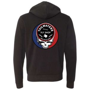 Tailwaters Fly Fishing Stealy Logo Hoody Black Image 01