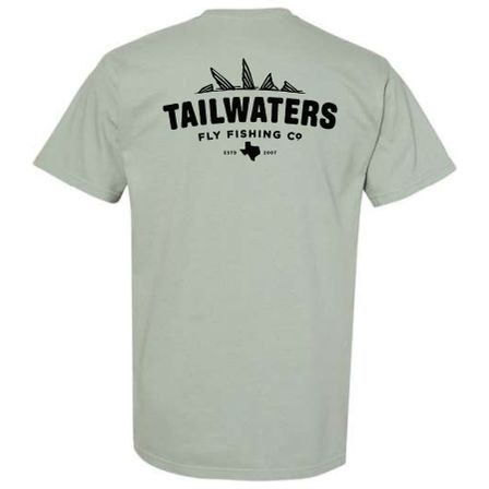 Tailwaters Fly Fishing Tails Logo Short Sleeve T-Shirt Bay Image 01