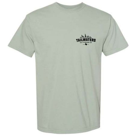 Tailwaters Fly Fishing Tails Logo Short Sleeve T-Shirt Bay Image 02