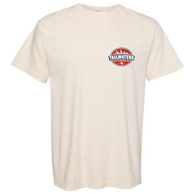 Tailwaters Fly Fishing TPC x Tailwaters Logo Short Sleeve T-Shirt Ivory Image 02